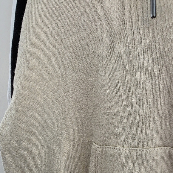 PHILANTHROPY Tan‎ Striped Pullover Sweatshirt Hoodie Long Sleeve Sz Small - Picture 7 of 7